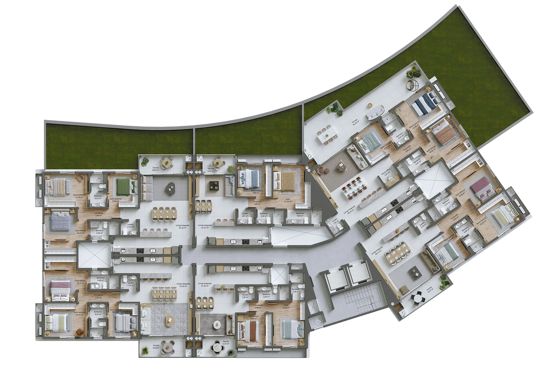 Villa Maggiore: Refined Apartment with Panoramic Vistas in João Paulo