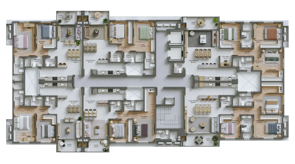 Villa Maggiore: Refined Apartment with Panoramic Vistas in João Paulo - Image 57 | Rocks Investments