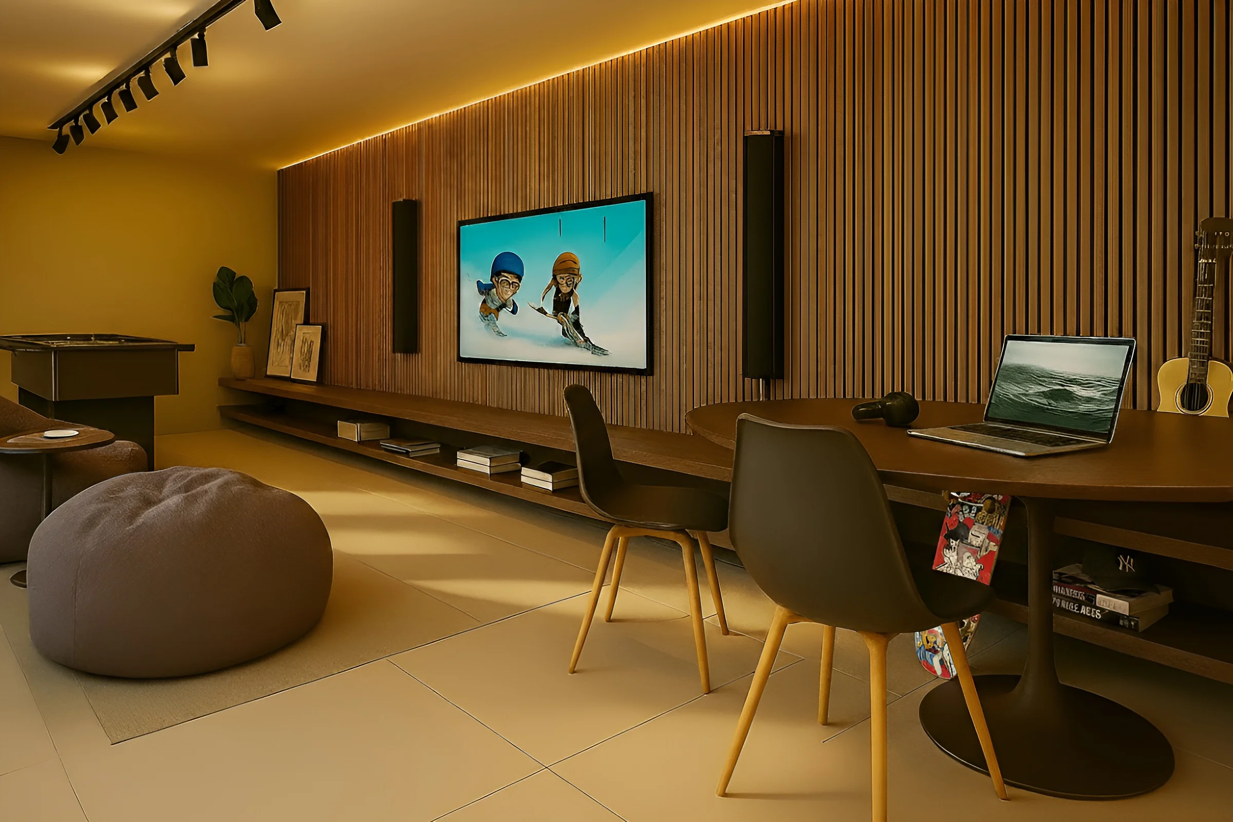 Yrupá Praia Mole: Modernist Waterfront Villa with Private Garden in Lagoa da Conceição