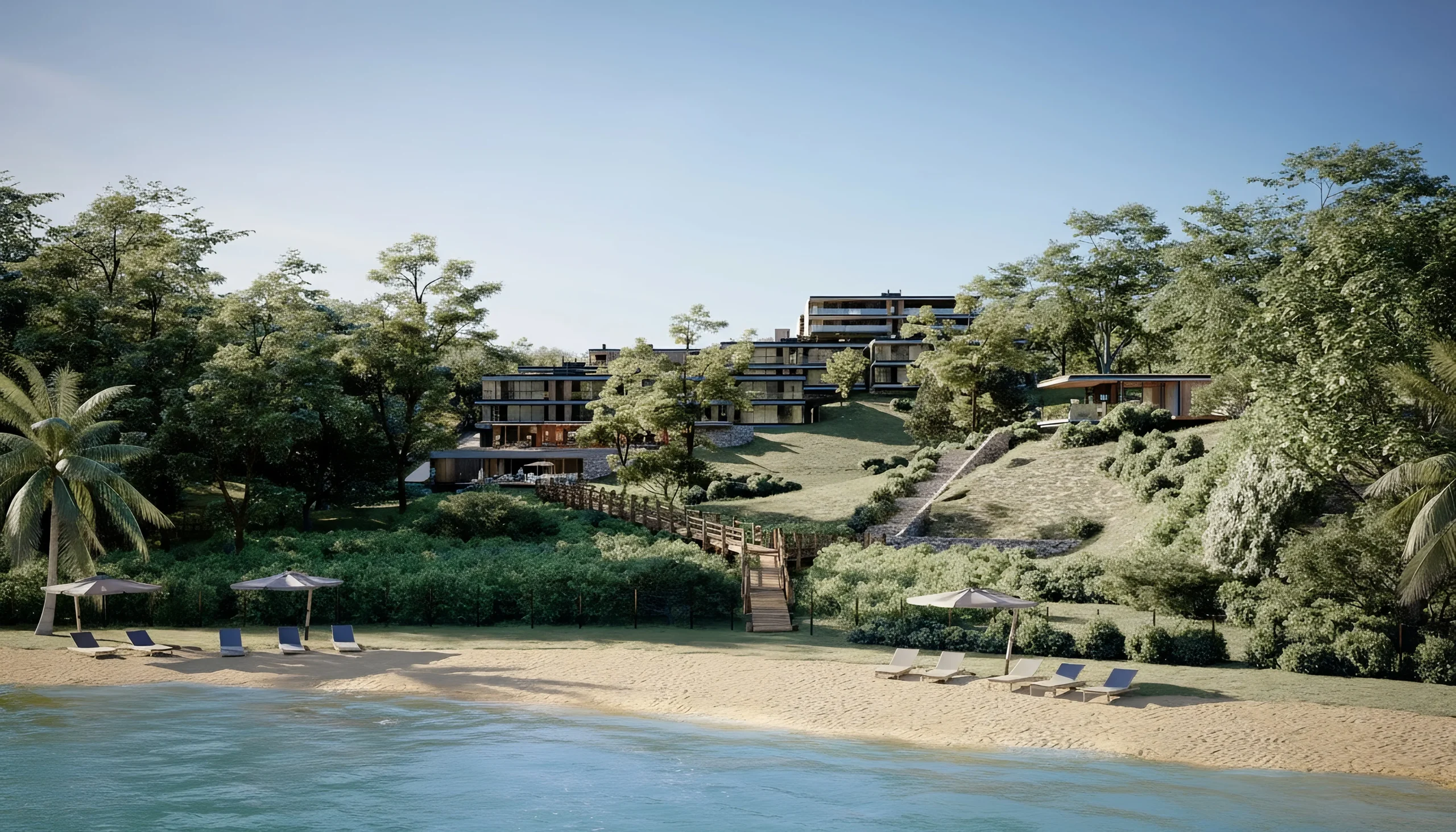 Yrupá Praia Mole: Modernist Waterfront Villa with Private Garden in Lagoa da Conceição