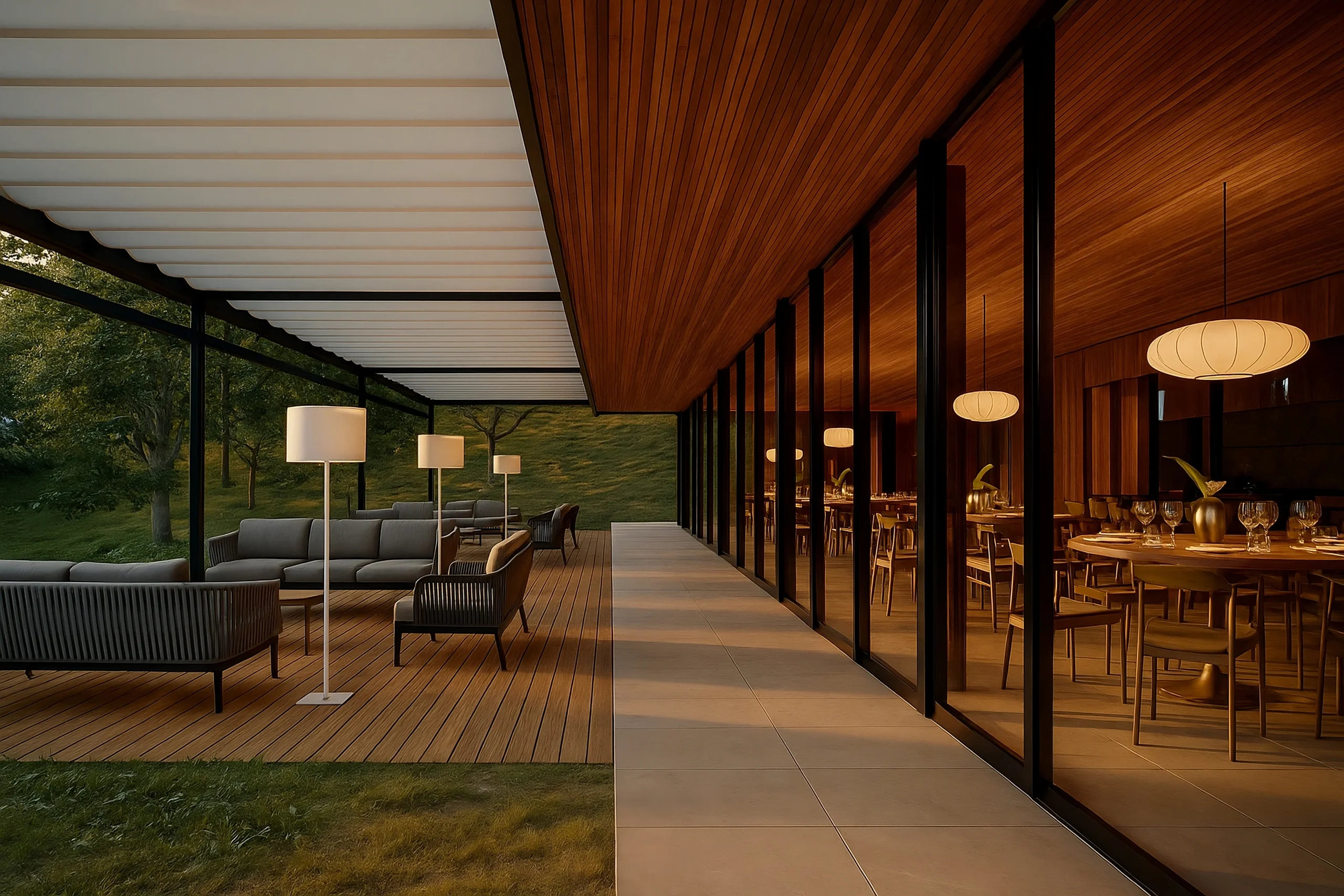 Yrupá Praia Mole: Modernist Waterfront Villa with Private Garden in Lagoa da Conceição