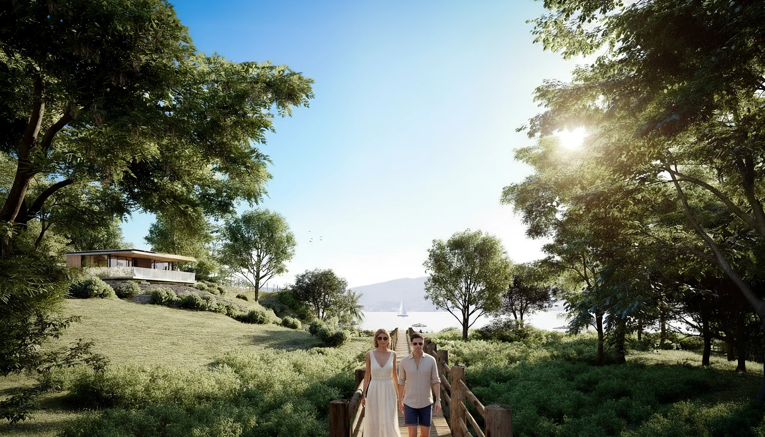 Yrupá Praia Mole: Modernist Waterfront Villa with Private Garden in Lagoa da Conceição