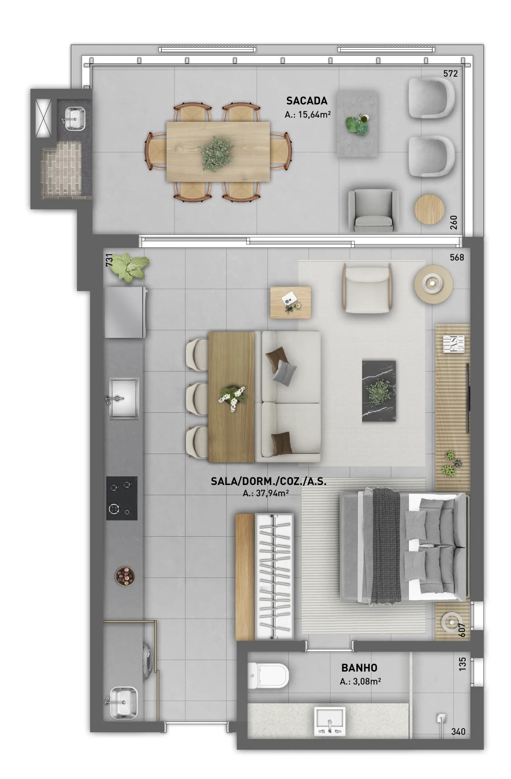 Yrupá Praia Mole: Modernist Waterfront Villa with Private Garden in Lagoa da Conceição