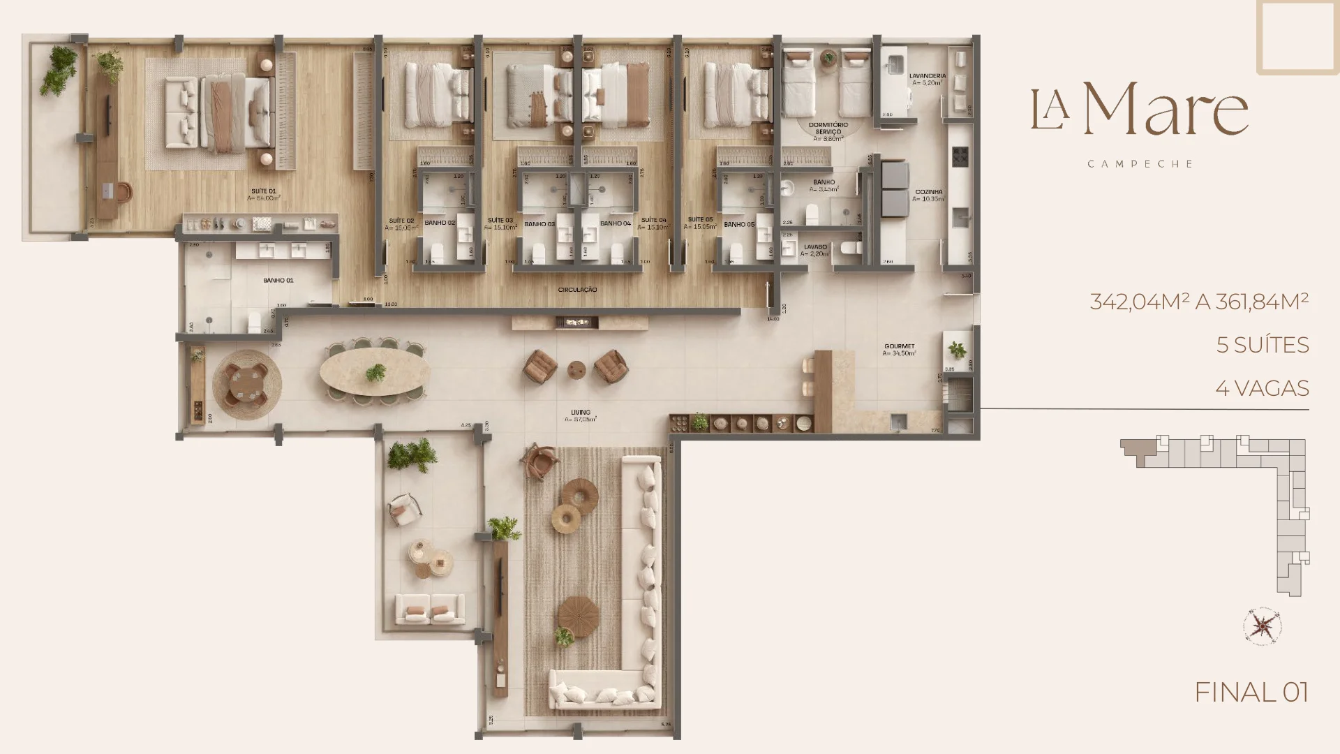 La Mare Campeche | Ultra-Luxury Beachfront Residences in Florianópolis