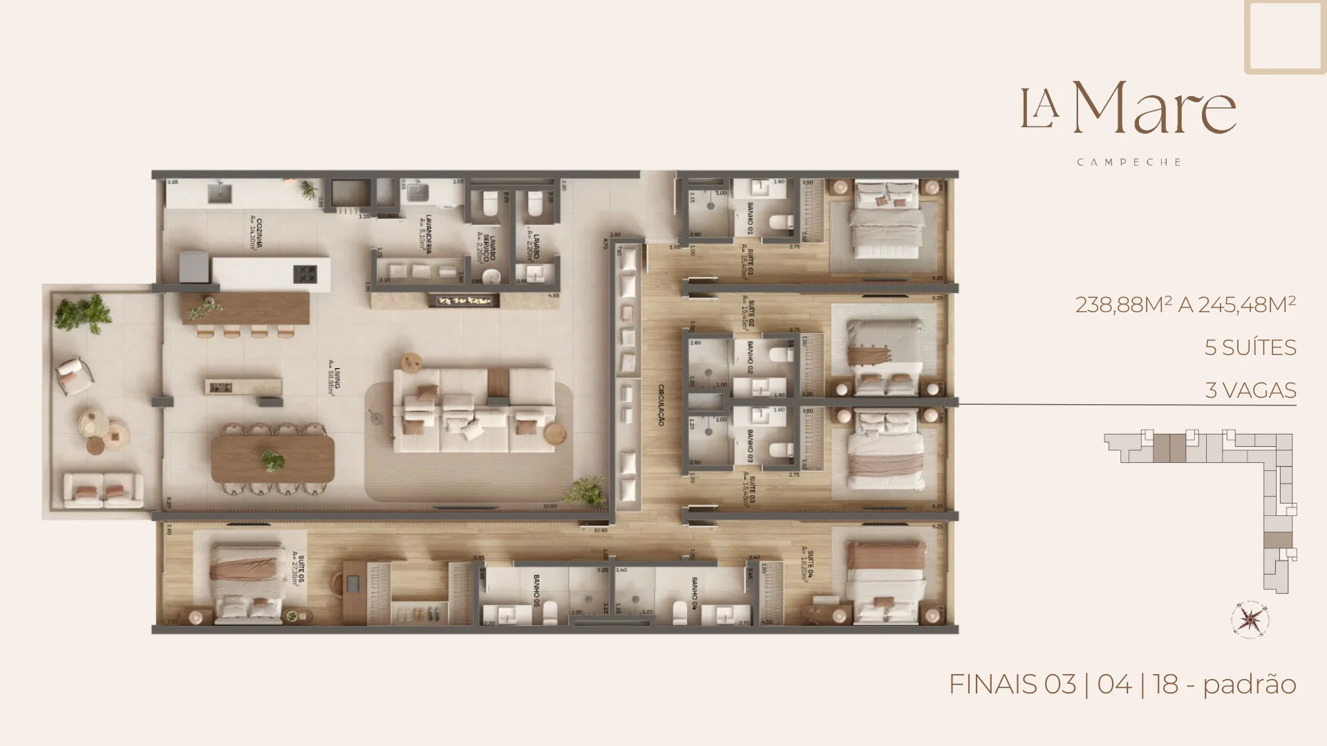 La Mare Campeche | Ultra-Luxury Beachfront Residences in Florianópolis
