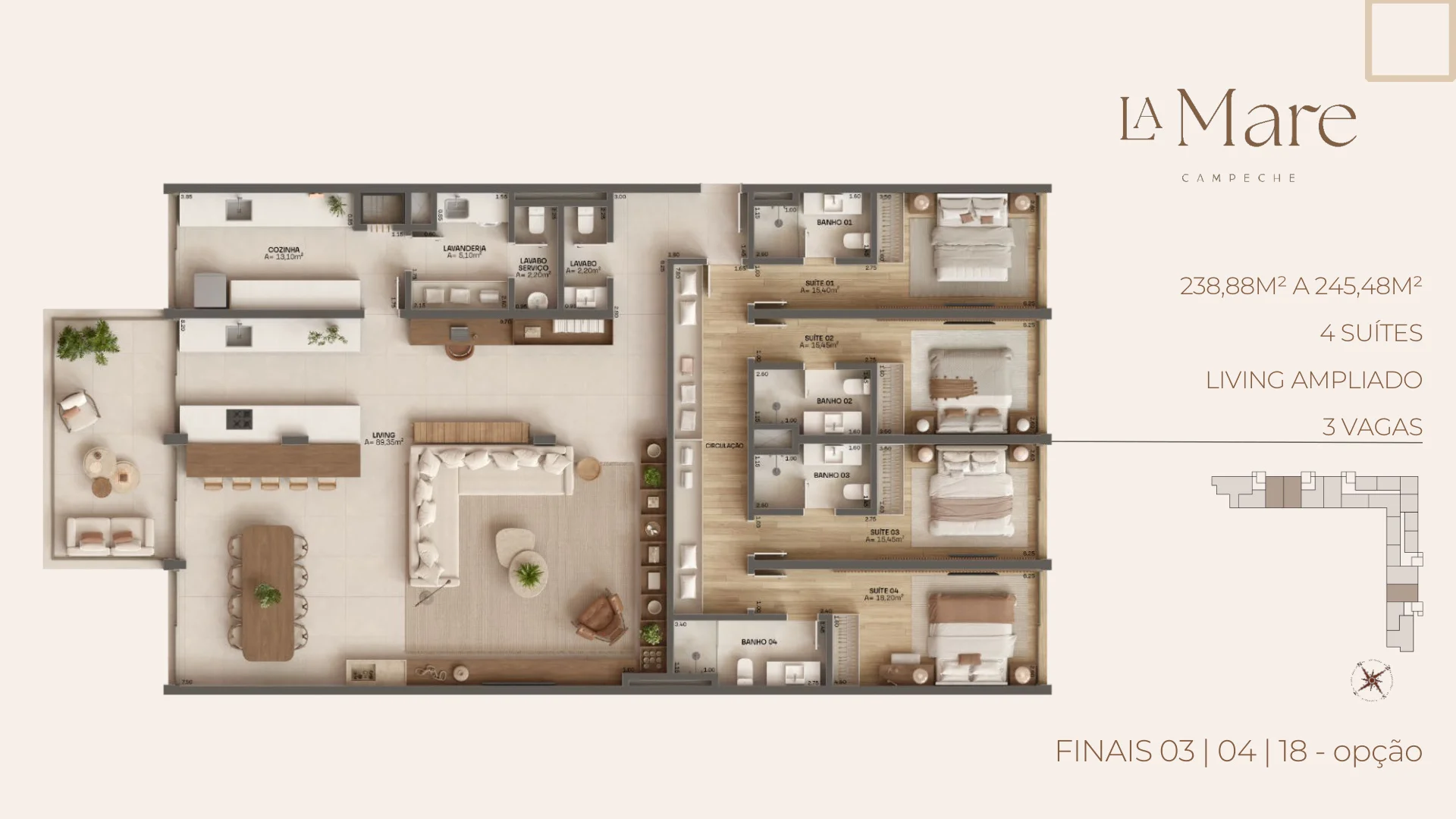 La Mare Campeche | Ultra-Luxury Beachfront Residences in Florianópolis