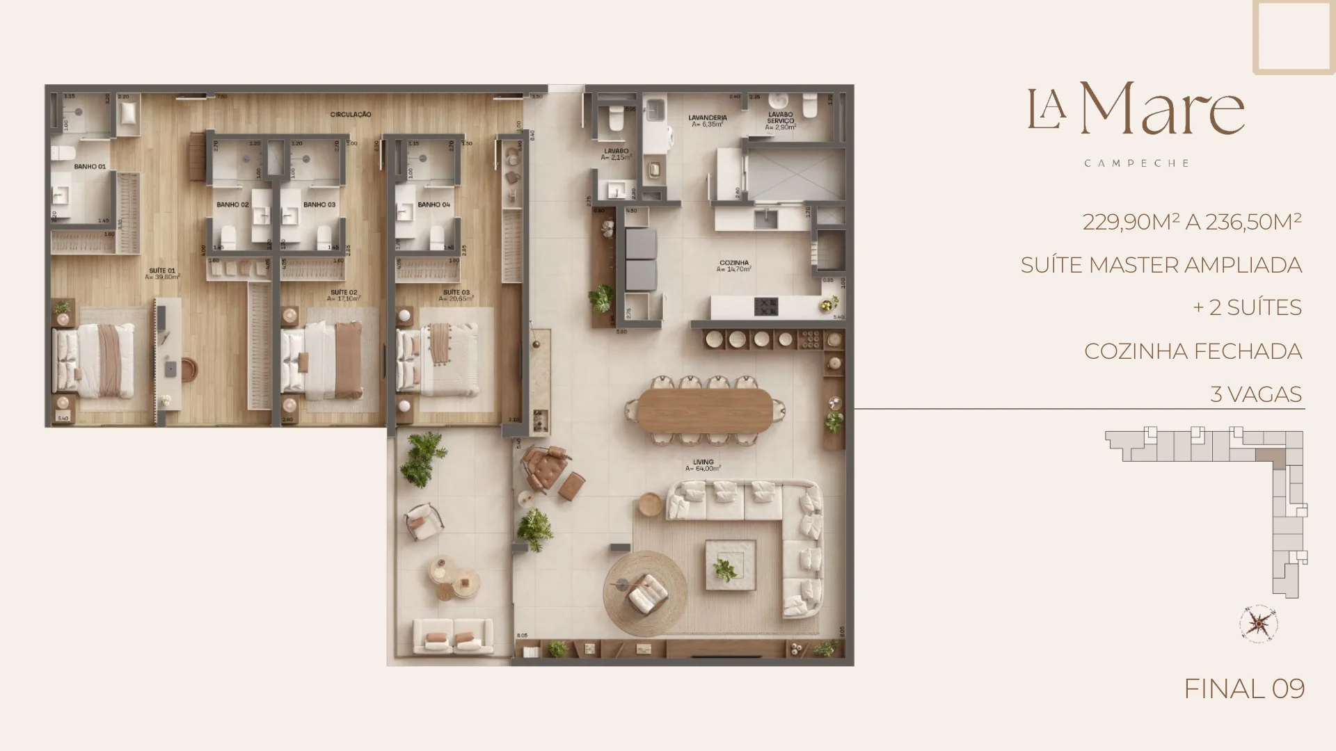 La Mare Campeche | Ultra-Luxury Beachfront Residences in Florianópolis