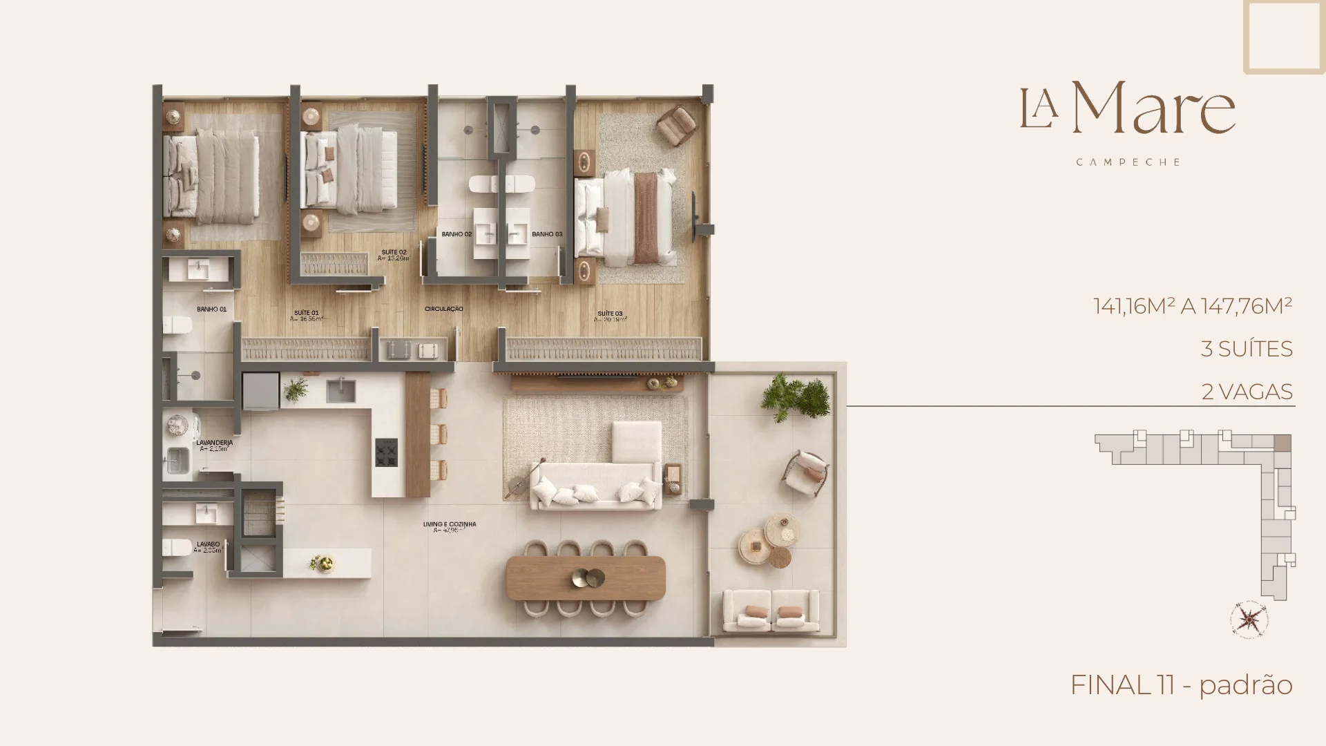 La Mare Campeche | Ultra-Luxury Beachfront Residences in Florianópolis