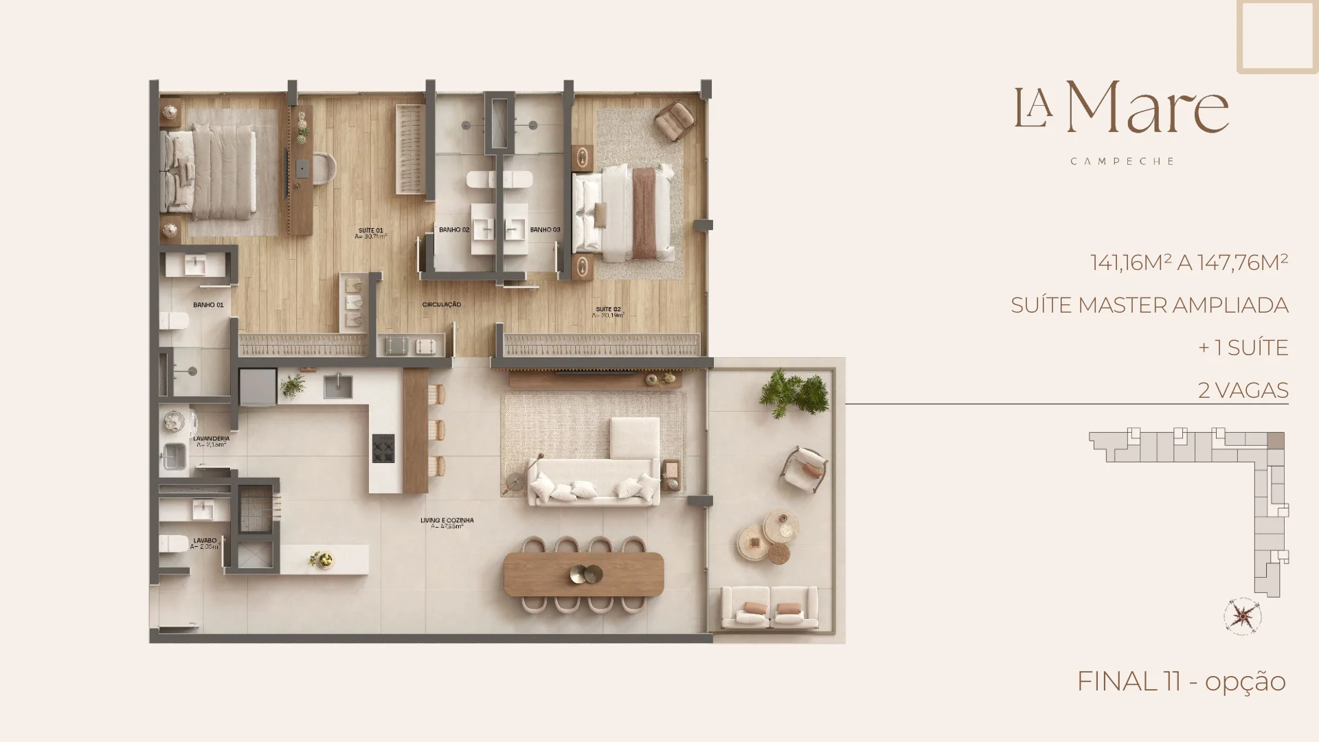 La Mare Campeche | Ultra-Luxury Beachfront Residences in Florianópolis